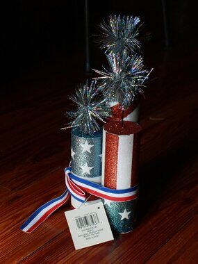 Celebrate It Firework Themed Holiday Tabletop Decor